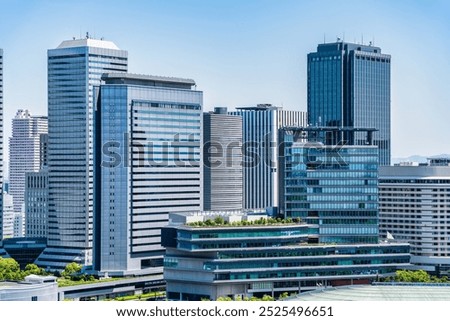 Similar – Image, Stock Photo Upper floors and observation deck of a vintage residential skyscraper