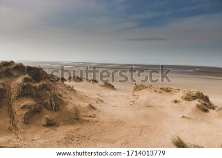 Similar – Image, Stock Photo Sandy Formby Beach  near Liverpool on a sunny day