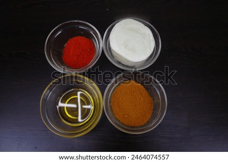 Similar – Image, Stock Photo kept in glass containers