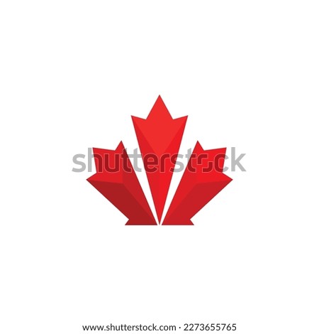 canadian maple leaf logo template