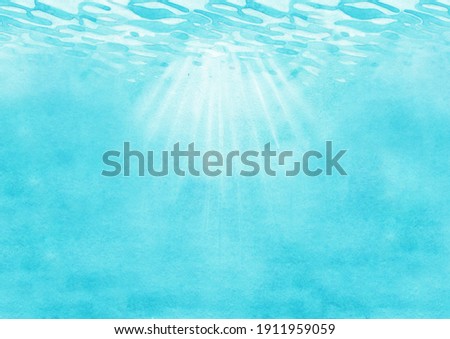 Similar – Image, Stock Photo watercolour Water Lake