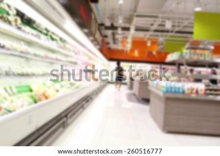 blurry vegetable/fruit  supermarket/mall for background