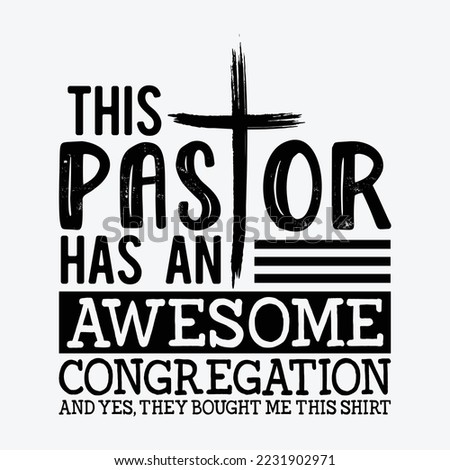 Pastor Has Awesome Congregation Church Christian Pastor