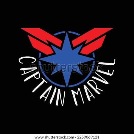 Captain Marvel funny gifts t-shirt design