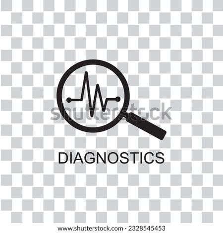 diagnosis icon , medical icon vector