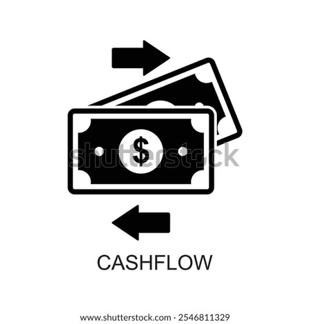 cash flow icon , funding icon vector