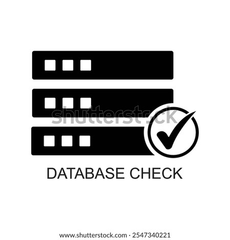 database check icon , database icon