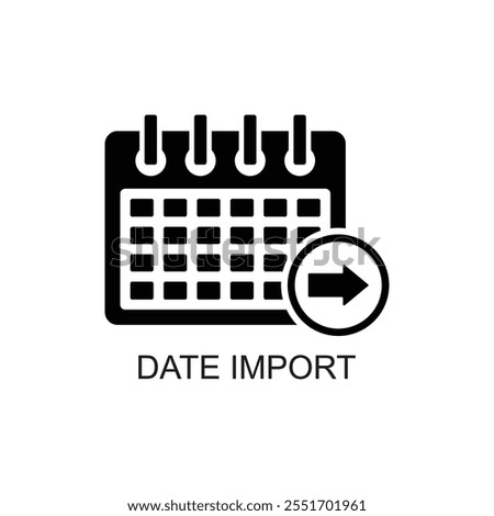 date import data icon , calender icon