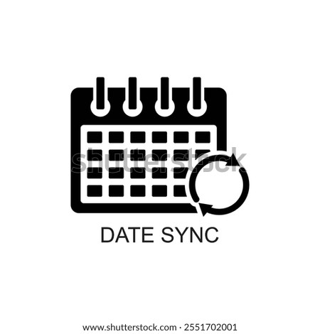 date sync icon , calender icon