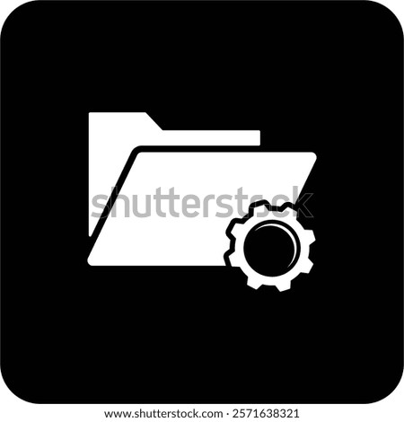 folder setting icon , manager icon