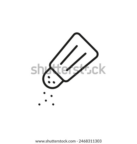 Salt shaker icon. Simple salt shaker icon for social media, app, and web design. Vector illustration