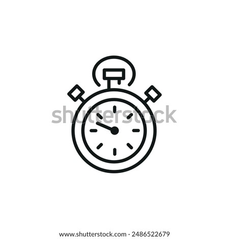 Cooking timer icon. Simple cooking timer icon for social media, app, and web design. Vector illustration.