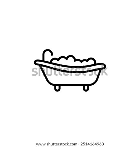 Sauna bath icon. This minimalist design signifies the traditional steam sauna experience, often used to represent relaxation, detoxification, and wellness facilities. Vector illustration.