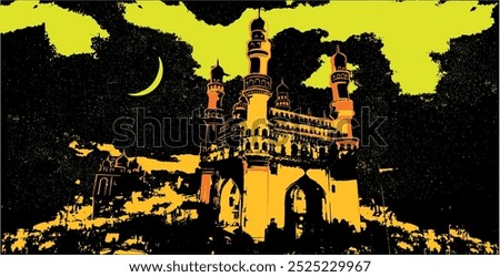 View of CHAR MINAR NIGHTLIGHT