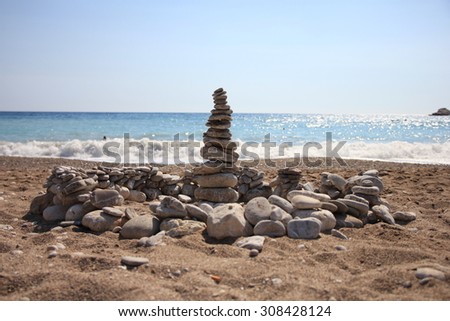 Rock Balance at Kabak Beach
