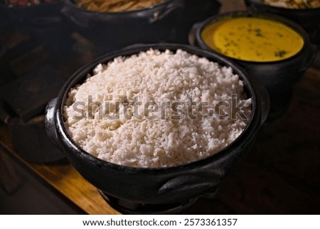 Similar – Image, Stock Photo Ready clay pots in workshop