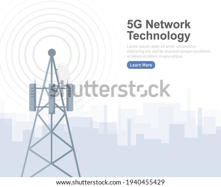 5g network technology. Abstract icon. 3d vector background. Home network. Business concept. Abstract background. Internet technology.