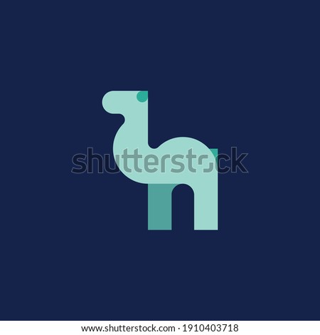modern stylish camel with background