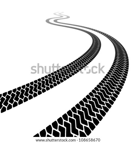 Tire Tracks Drawing | Free download on ClipArtMag