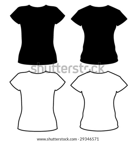 Vector T-Shirt Silhouettes - 29346571 : Shutterstock