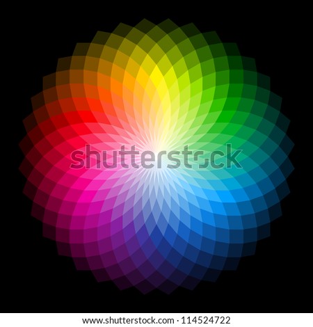 Color wheel. Vector.