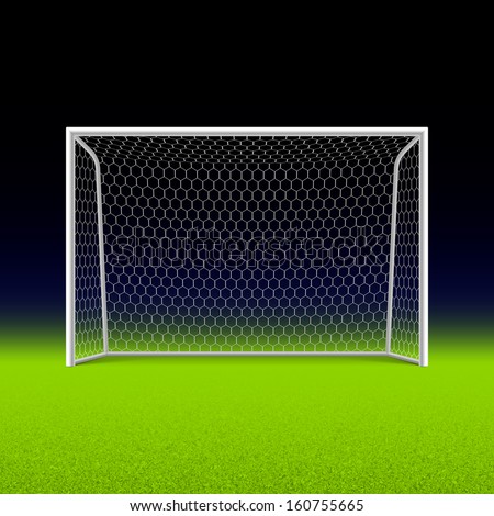 Similar – Image, Stock Photo Mini goals on the football field