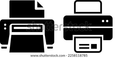 Office printer vector icon. filled flat sign for mobile concept and web design.Printer icon vector design illustration
