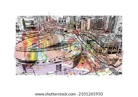 Similar – Image, Stock Photo the city in the river (3).