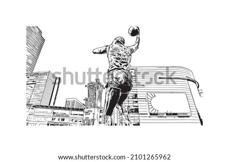 Similar – Image, Stock Photo the city in the river (3).