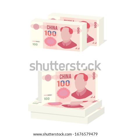 Stack of money notes currency