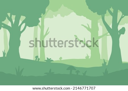
Deep Forest Landscapace Background, 
Silhouette Forest Background Graphic, clipart, vectors, forest, woods