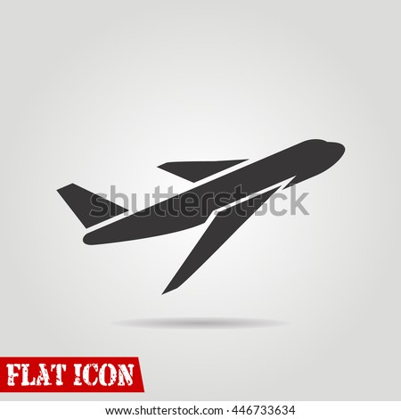 airplane icon vector