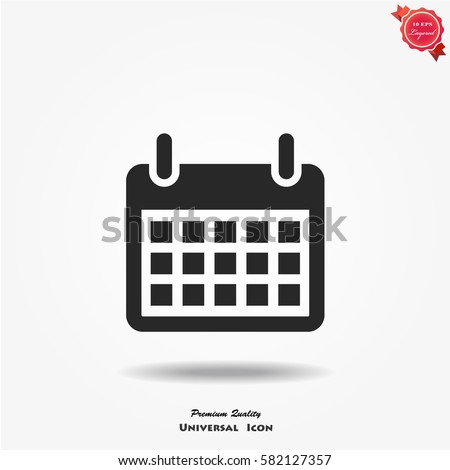 Calendar vector icon