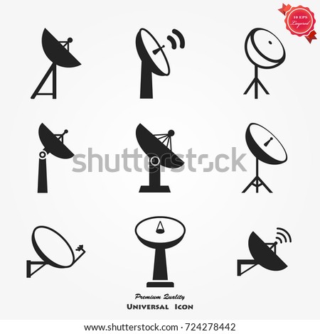 Satellite dish icon