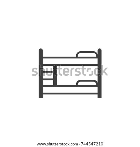 Bunk bed icon