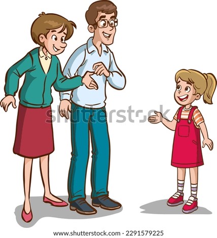 Similar – Image, Stock Photo young happy boy teenager standing in front of the camera in posed portrait