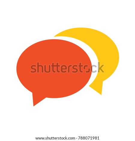speech bubble icon - communication symbol
