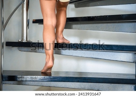 Similar – Image, Stock Photo spiral staircase Girl Body