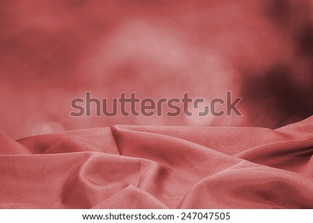 red clothes on Blurred red background