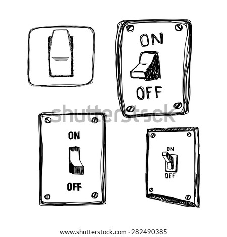 Light Switch Off clip art Free Vector / 4Vector