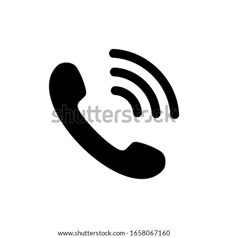 Telephone icon. Phone, Call icon vector isolated