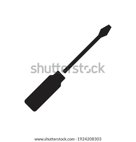 Screwdriver icon design isolated on white background