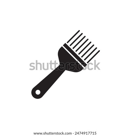 Basting brush icon, template for graphic and web design. vector illustration