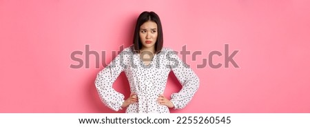 Similar – Image, Stock Photo Romantic young female model in room