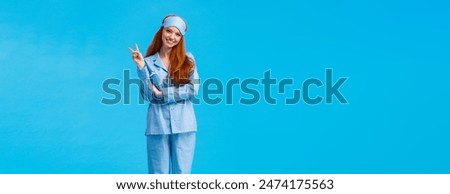 Similar – Image, Stock Photo Lovely redhead woman enjoying the day in a field o sunflowers