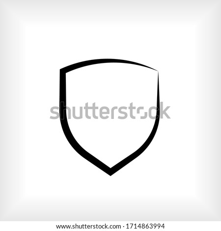 Shield Icon. Protection / Guard and Security Sign, Insurance or Immunity Symbol - Vector.