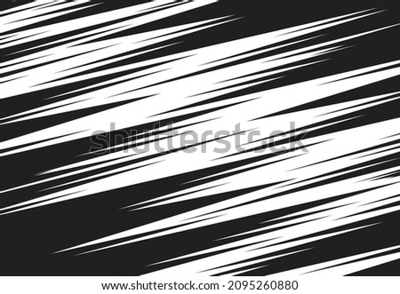 Abstract black and white background with slash lines pattern