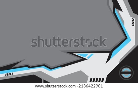 Futuristic background with sharp and geometric pattern and with some copy space area