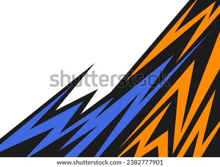 Abstract background with shock and lightning arrow pattern and with some copy space area