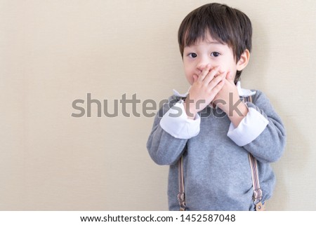 Similar – Foto Bild Zwei Kinder mit geschlossenen Augen tauchen ins Meer